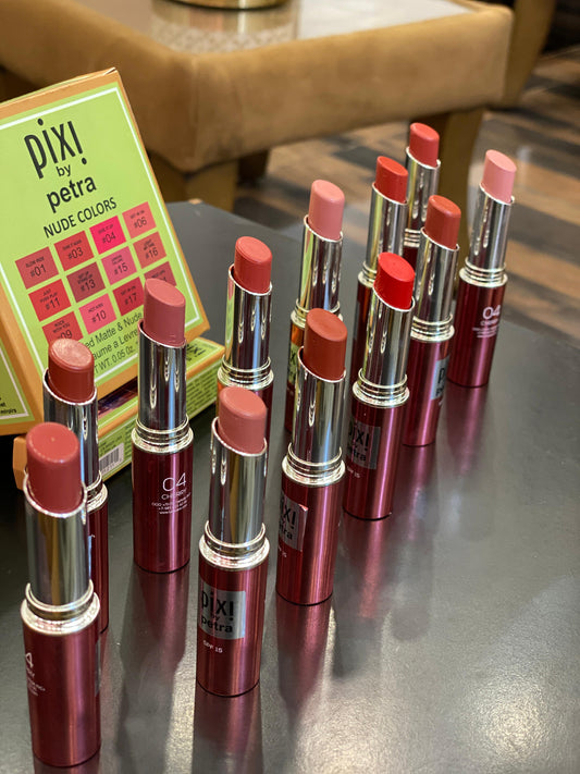 Tinted Matte Lipstick from Pix! by petra With SPF 15 (Pack Of 3)